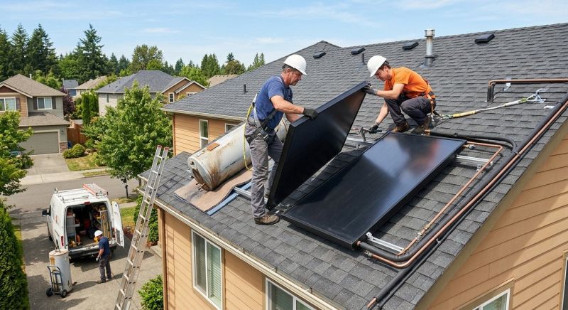 Solar Water Heater Replacement in Fredericksburg, VA
